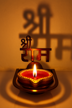 Shri Ram Diya Holder - Divya Deep | The Sparkles